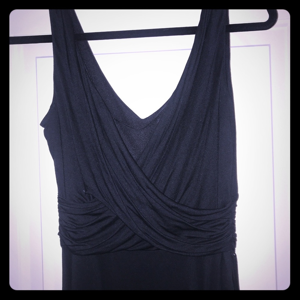 Ann Taylor LOFT Black Cotton Dress